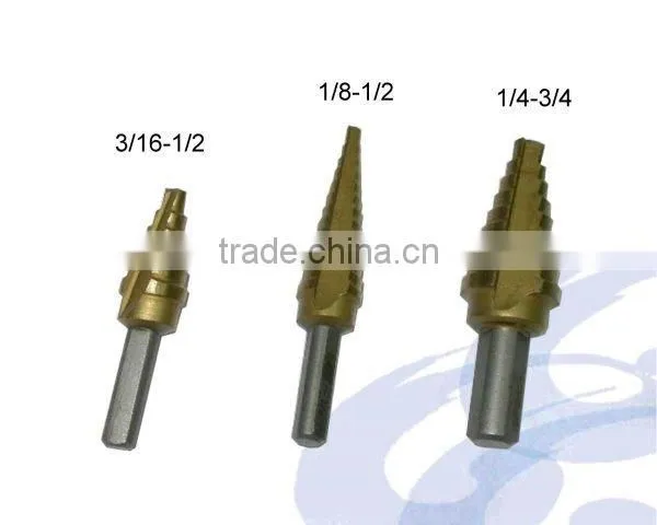 TAIWAN SCM Alloy Steel Coated TITAN Coating Step Drill