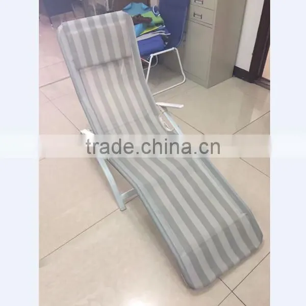 Special Steel Oval Tube Folding Beach Chair Sunbed photo-2