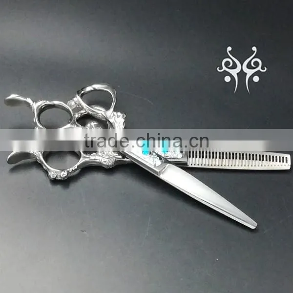 Hot Sale Japanese Stainless Steel Barber Thinning Scissors photo-6