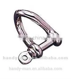 Stainless Steel 316 Screw Pin Twisted Shackle photo-3