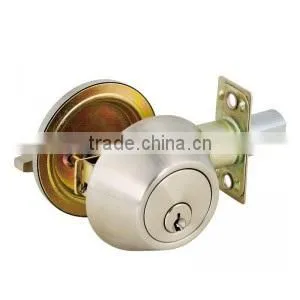 Sample Price Factory Price Stainless Steel Single Deadbolt Lock Keyed Alike Security Entry Round Knob Door Lock photo-2