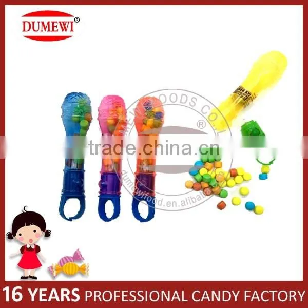 Colorful Plastic Microphone Ring Toy Candy With Light photo-3