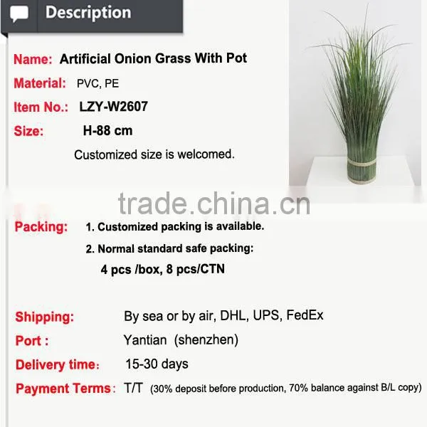 New Shape Fake Hemp Rope Colored Artificial Onion Grass for Decoration photo-2
