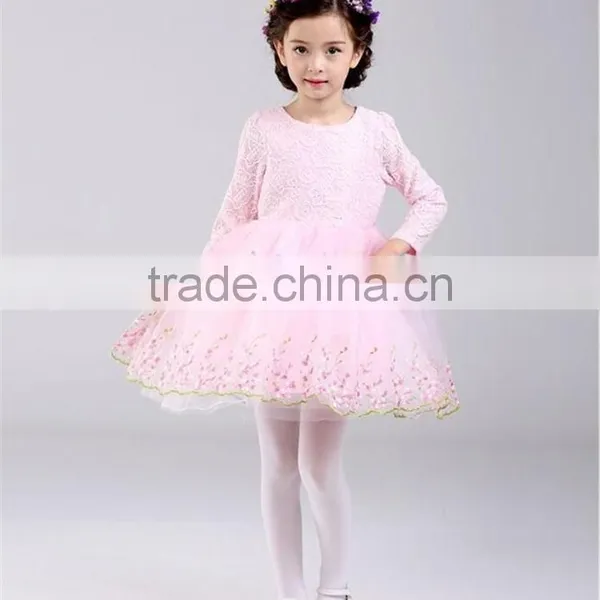 Autumn New Style Toddler Girl Floral Dress For Party Birthday Ceremonies Girls Dress Children Kids Clothes Vestido De Daminha photo-6