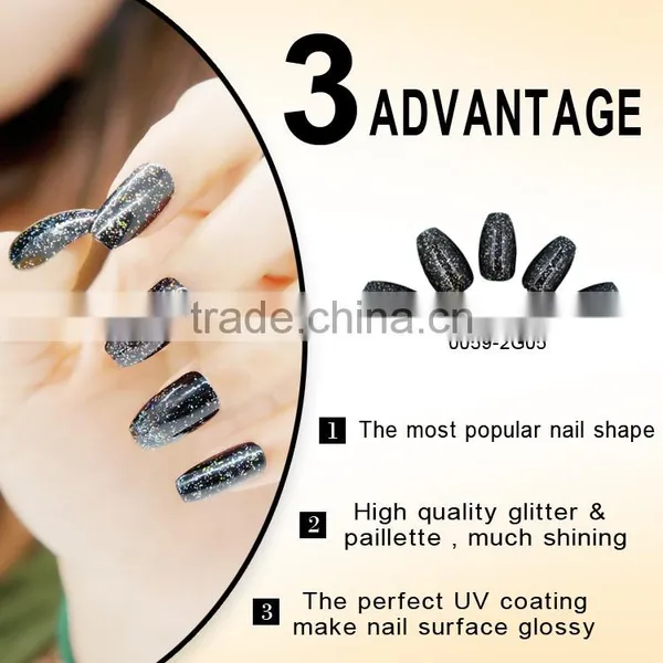 2017 Newair Fresh Design Factory Duppliy Full Cover Coffin False Nail Art photo-6