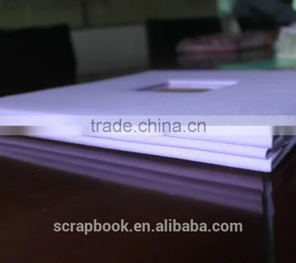 Latest Cloth Wrap Wedding 12x12 Photo Albums 2016 Fashion Christmas China Supplier photo-2