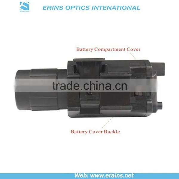 Lightweighted Plastic Housing Green Laser Sight and 200 Lumens CREE Q5 LED Flashlight Combo photo-3