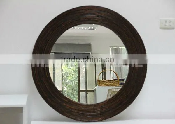 Bamboo Frame Mirror