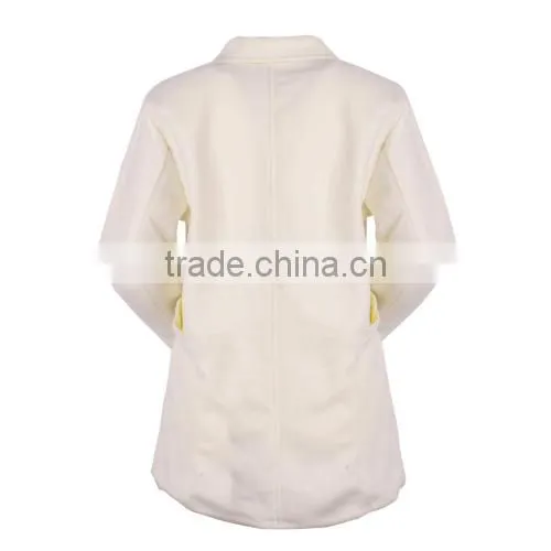 100%Polyester Women's Woolen Cloth Jacket&Coat Women's Coats Long Woolen Coat Slim Straight Thick Warm Woolen Jacket DD-YF-1709 photo-2