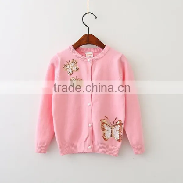 100% Cotton Girls Clothing Knitted Cardigan for Girls Sweater Cardigans Wholesale photo-2