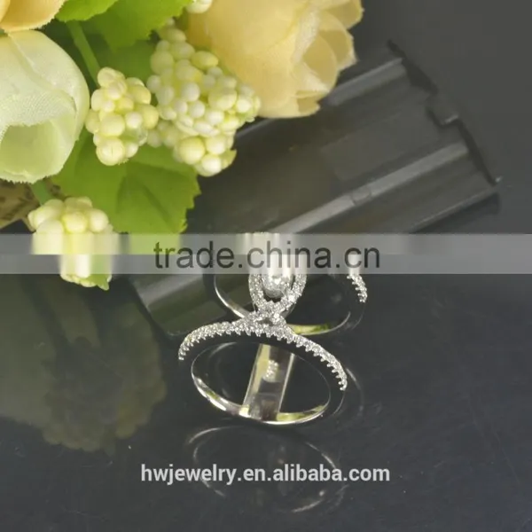Fashion Sterling Silver Rings With Main Stone Oval Shape 6*4mm photo-3