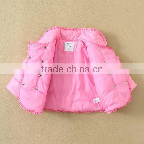 Kids Girls Cotton-padded Coat, Kids Clothing Stock, Design Baby Apparel, Infant Baby Tops photo-3