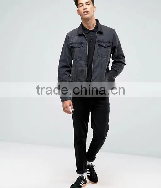 Factory Hot Sale Breathable Cotton Polo Collar Polo Shirt/Plain Black Machine Wash Polo Shirt photo-4