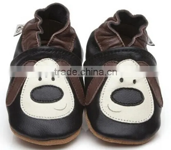 Cute Animal Prints Soft Leather Baby Boys Shoes photo-6
