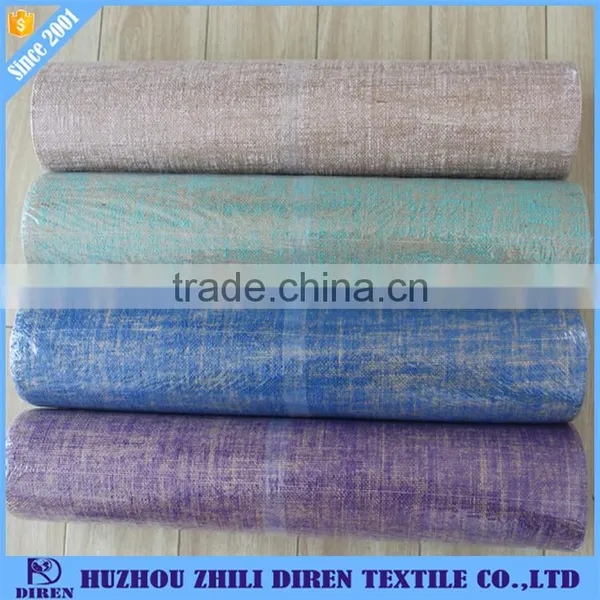 Wholesale Custom Printed Non Slip Ecofriendly Jute PVC Yoga Mat photo-2