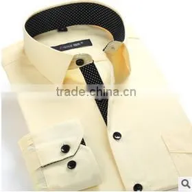 Latest Shirt Designs for Men Long Sleeve Formal Shirt Uniform Business Korean Men Anti-wrinkle T-shirt photo-6