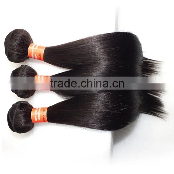 Fashion Style 100% Tangle Free Hair Weave Peruvian Straight Silky Remy Hair photo-4