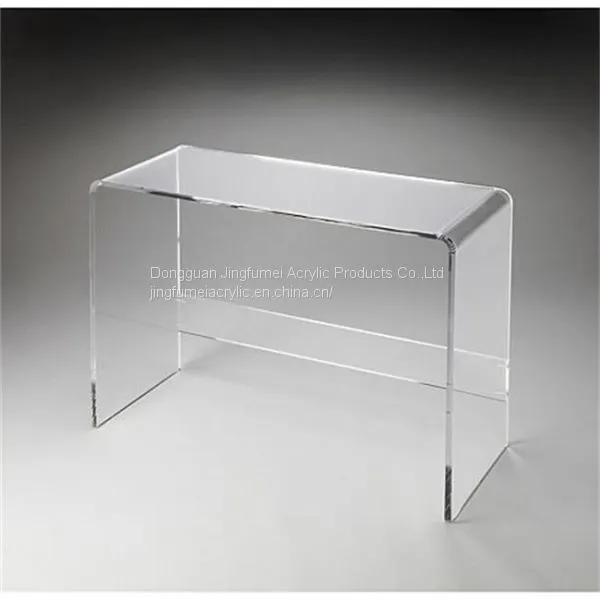 Modern Office Desk Clear Acrylic Working Table Computer Desk
