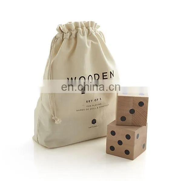 Giant Wooden Oversized Six Yard Dice Jumbo Wood Playing Dice for Backyard photo-3