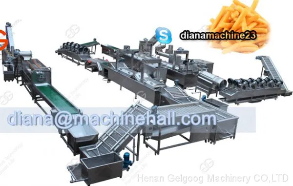 Frozen Potato French Fries Production Line for Sale photo-4