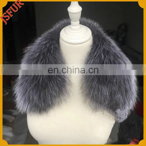 Deyed Fur Premium Unisex Real Fur Collar Fox Collar For Coat photo-3