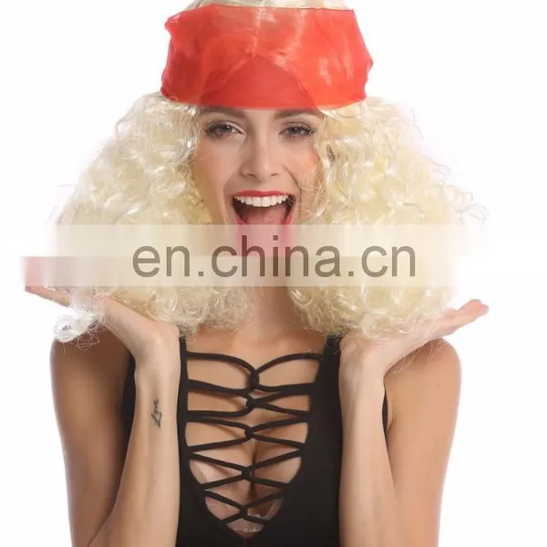 Carnival Hippie Women Blond Wigs P-W239 photo-4