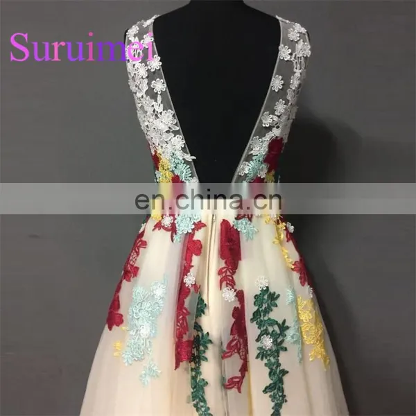 Tea Length Prom Dresses Vestidos de Noiva Formal Evening Gowns New Arrivals photo-4