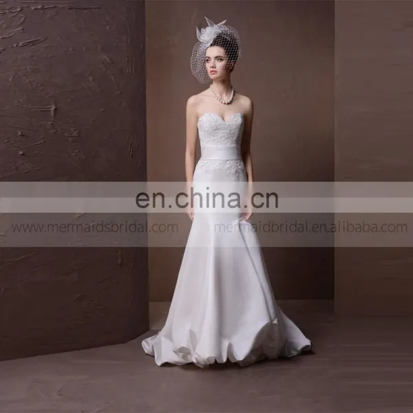 Sexy Satin Mermaid Wedding Dress