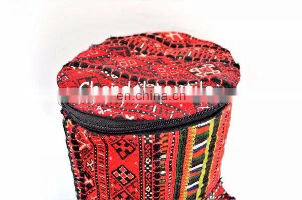 Banjara Yoga Mat Bag - One of a Kind - Handmade With Antique Ethnic Style Yoga Bag Yoga Met Bag Ethnic Hand Embroidered Vintage photo-3
