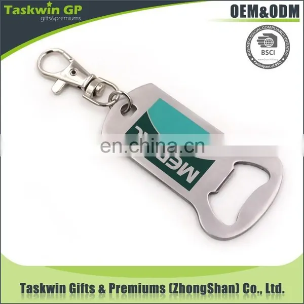 High Quality Metal Custom Bottle Opener Keychain With Your Own Logo Design photo-4