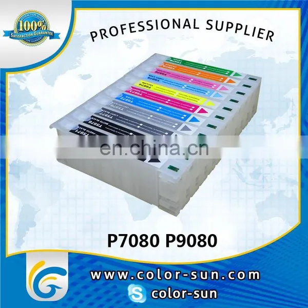 Best Selling Empty Large Format Refillable Ink Cartridge With Reset Chip for Epson Sure Color P7080 P9080 Printer photo-2
