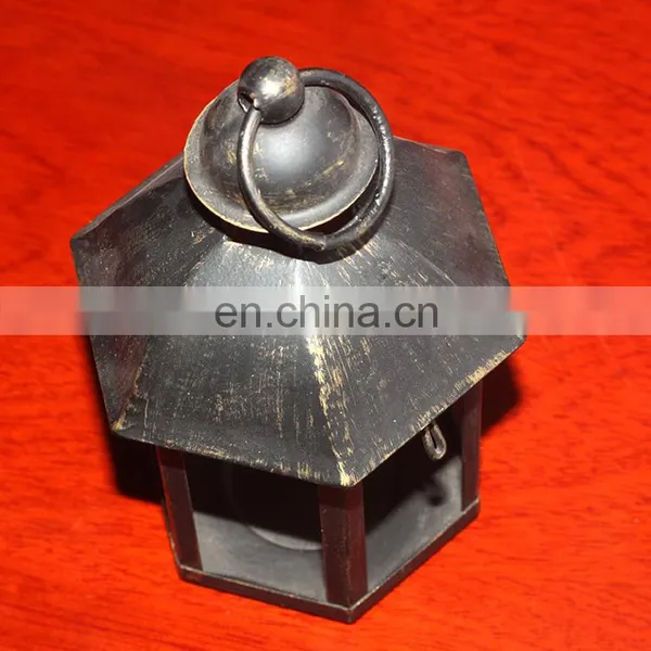 Creative Design Home Decoration Cute Small Pavillion Shape Vintage Candle Holder photo-5