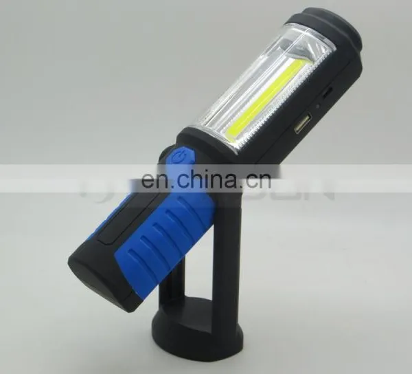 360 Rotation Adjusting Camping Hook Hanging COB LED Magnetic Working Light photo-4