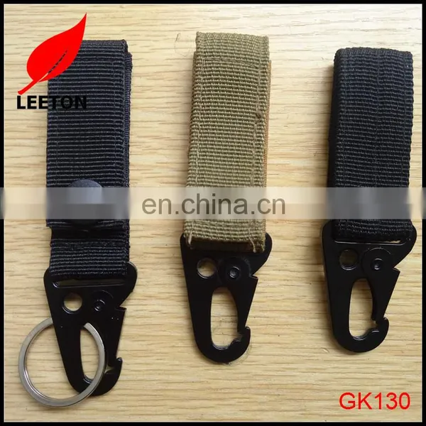 Factory Supply Custom Durable Webbing Keychain With Hook photo-6