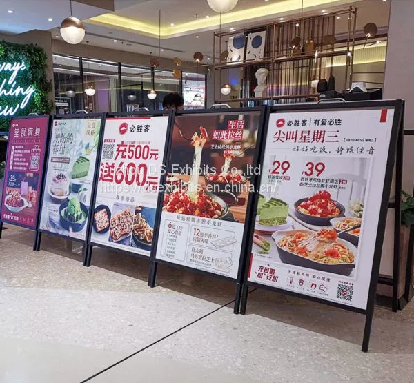 Aluminum Display Snap Frame A4 Poster Stand Board photo-3