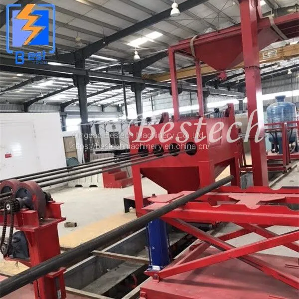 Steel Pipe Internal Surface Sand Blasting Machine photo-5