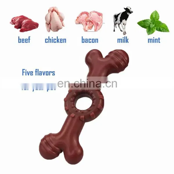 Dog Chew Bone Five Flavors to Choose Grind and Clean Teeth Toy photo-2