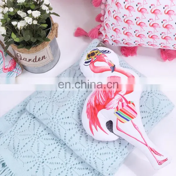 Custom Different Shaped Flamingo Party Print Die Cut Seat Cushions or Pillows Modern Printing Chair Sofa Decorative Outdoor Cush photo-4