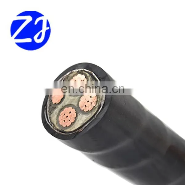 4 Core Copper YJV22 3*70+1*35 Electric Power Wire Cable photo-2