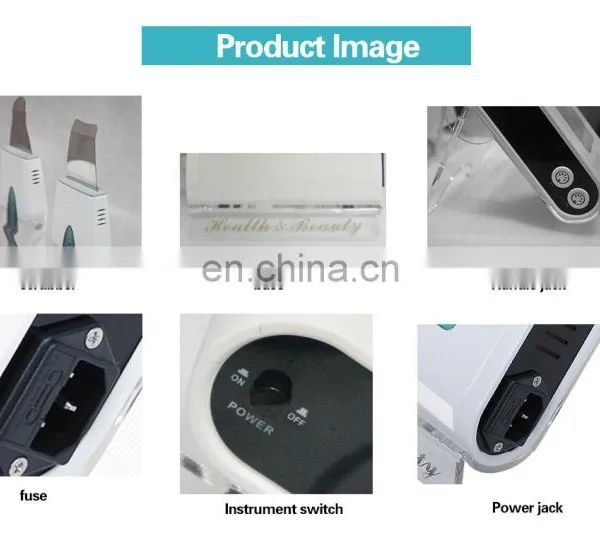 Best Selling Products Portable Electric Facial Scrubber Ultrasonic Ion Skin Care Spatula Blackhead Remover photo-5