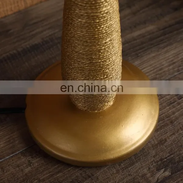 Creative Design Coconut Trees Shape Custom Cheap Bedroom Nightstand Vintage Table Lamp Resin photo-7
