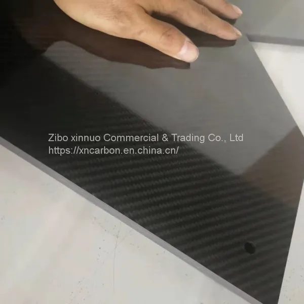 1mm 2mm 5mm 8mm 10mm 3 K Plain Carbon Fiber Plate Cfrp Panels Woven 3K Twill Carbon Fiber Sheets 4mm photo-2