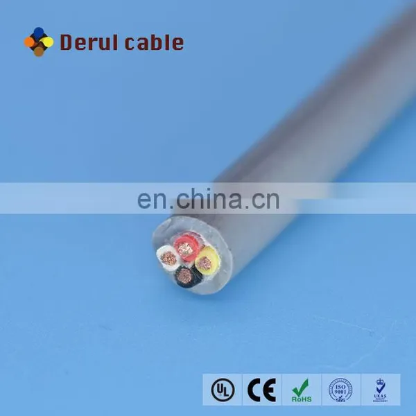 4 Cores PUR Insulation Oil Resistant Cable Cold Resistance Cable Water Resistant Power Cable