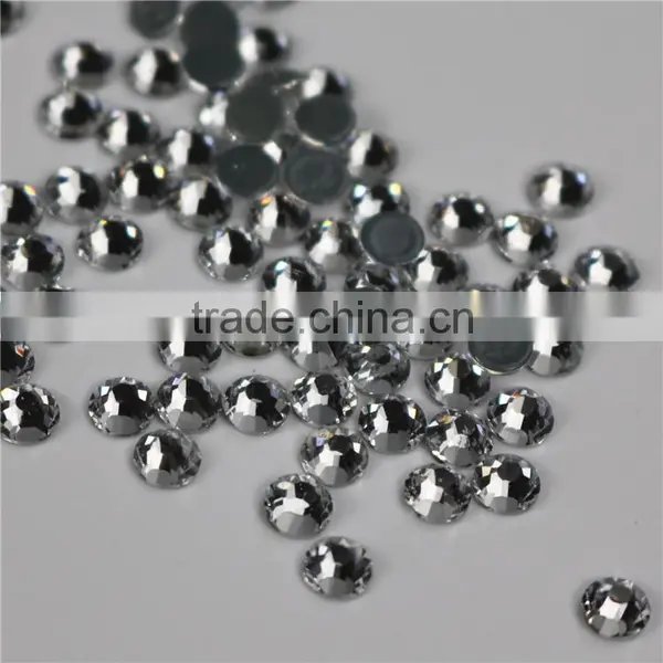 Top Quality Rhinestones Wholesale Clear Crystal Flatback Hotfix Rhinestones Glass Stones for Bags Shoes photo-2