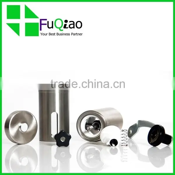Trade Assurance FDA Grade Ceramic Burr Stainless Steel Manual Home Coffee Mill With Spoon Quality Choice photo-4