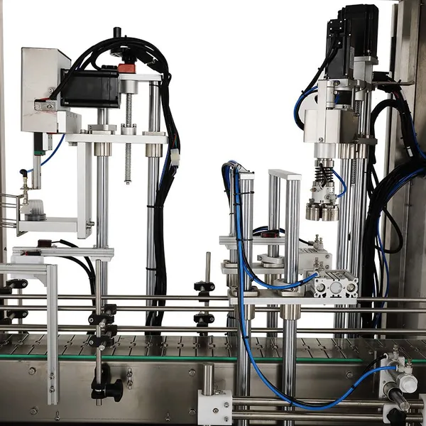 Hot Sale Plastic Lids Caping Tightening Machine Lubricant Oil/cooking Oil/ Urea Automatic Capping Machine With Lid Loader photo-4