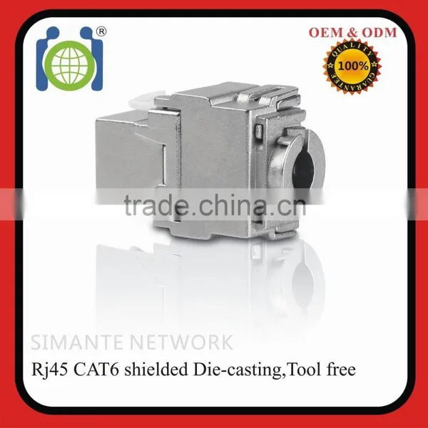 RJ45 CAT6 Tooless Shielded Modular Jack photo-3