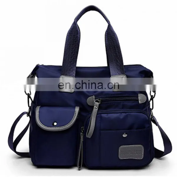 Nylon Handbags Messenger Ladies, Shoulder Leather Decorated Portable Travel Woman Bags Fashion Womens Bag/ photo-2