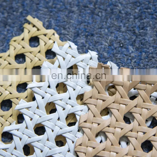 Factory High Quality Mesh Rattan Cane Webbing Roll Woven Synthetic Cane Bleashed Rattan Webbing photo-5