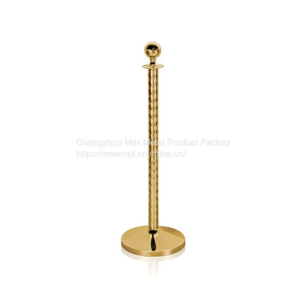 LG-M10 Thread Titanium Stainless Steel Crowd Control Rope Queue Barrier Poles
